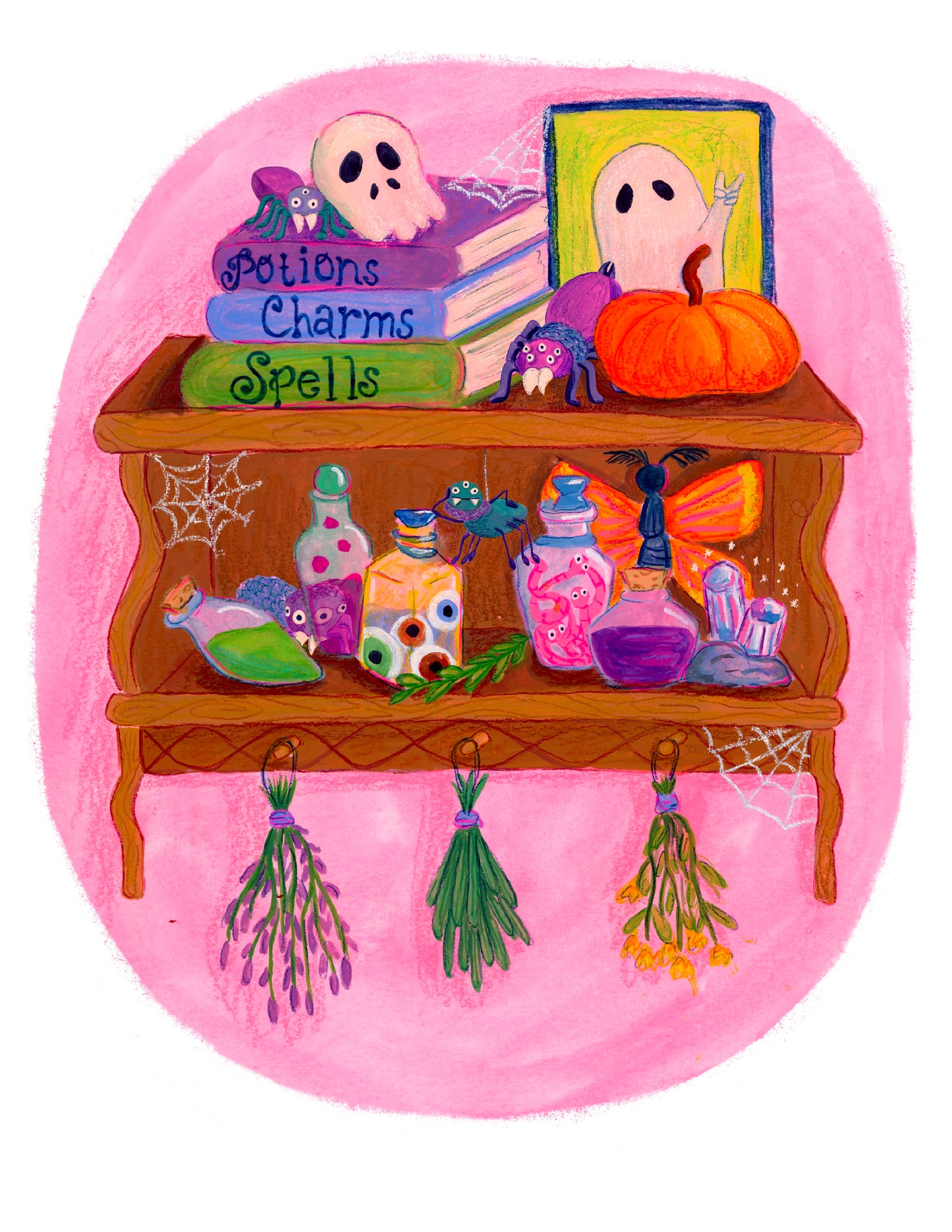 Potions Shelf Print